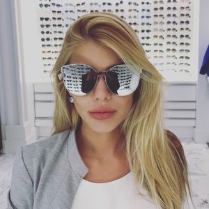 Karen Walker Women Sailor Sunglasses - Silver